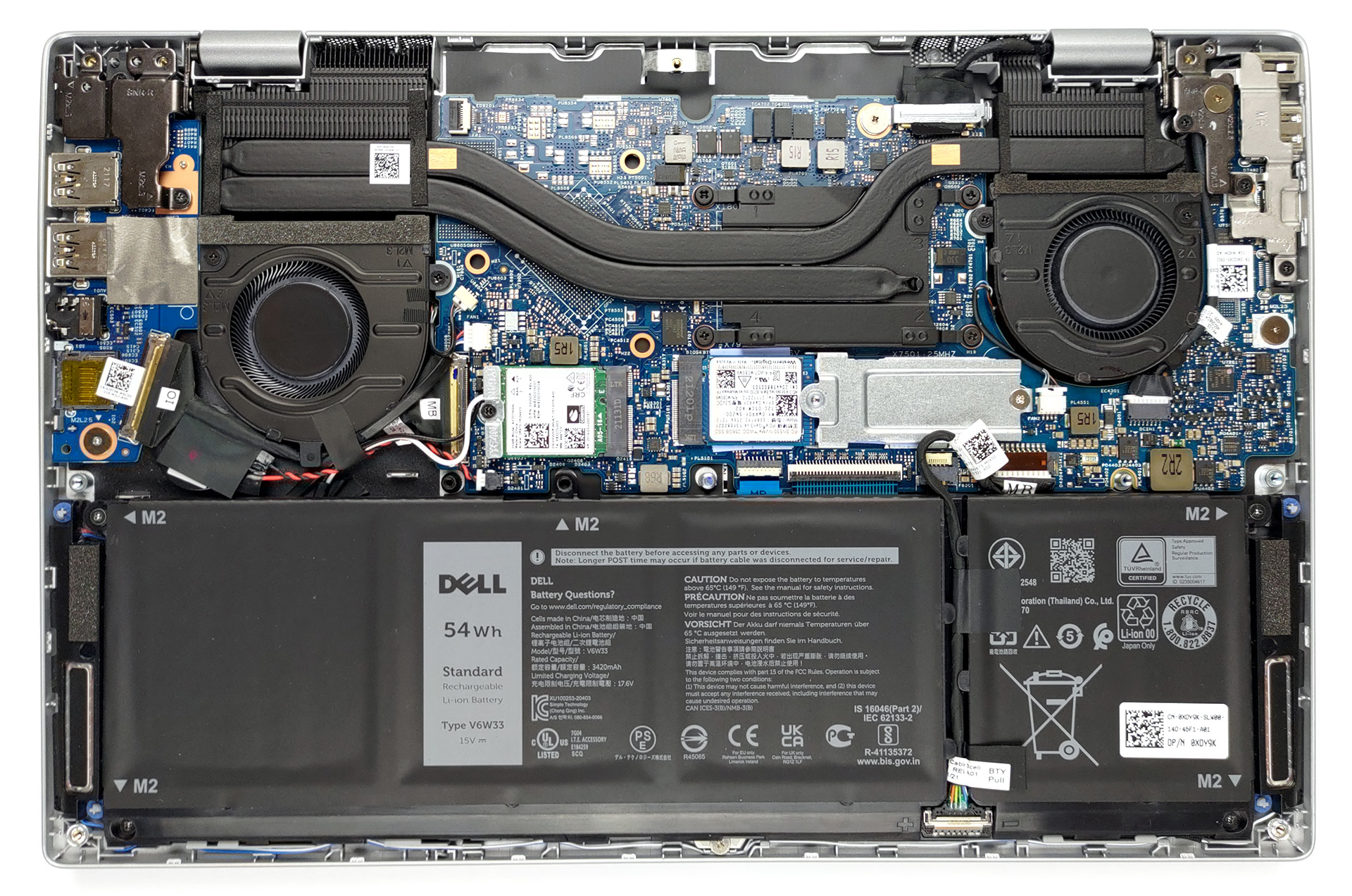 How to replace and fix Dell Latitude 3420 3320 3520 3521 E3420 E3520 07VDCD 0VYDYT 450.0NF0C.0011 battery cable (Dell Latitude 13 3320)